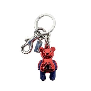 Coach x Marvel Spider-Man Bear Keychain Fob Bag Tag Charm Dangle Metal